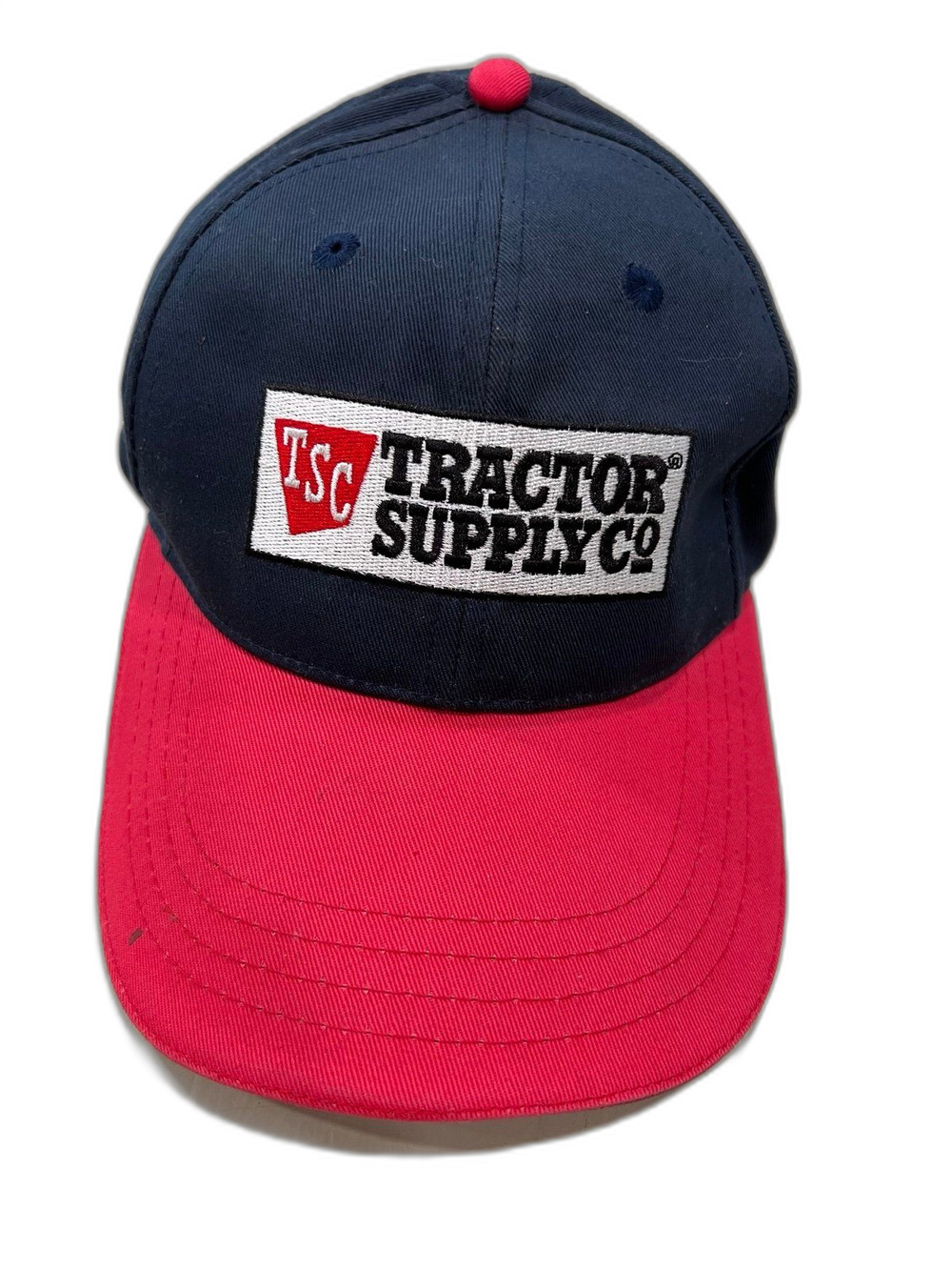 BNWOT Mens Womens Tractor Supply Trucker Hat Blue Red Brimmed Cap